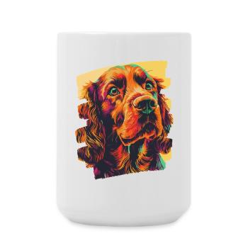 Cocker Spaniel - Grande tasse 440 ml - blanc - Devant