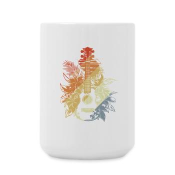 Ukulele Cartoon Look - Large Mug 440 ml - white - Front