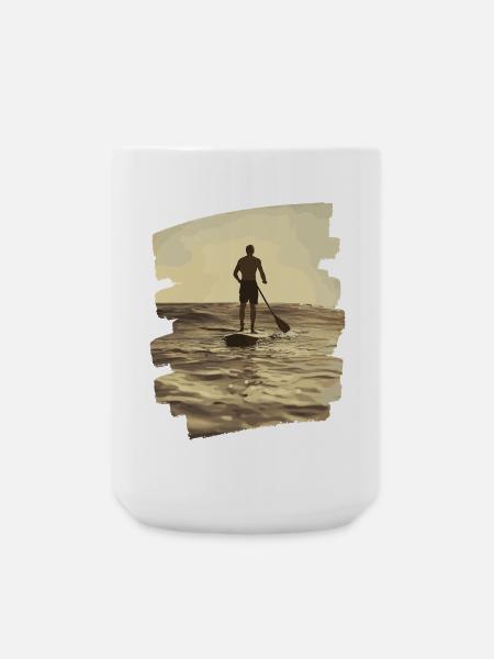 Stand-up-paddle SUP - Große Tasse 440 ml - Weiß