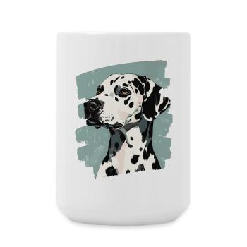 dalmatien - Grande tasse 440 ml - blanc - Devant