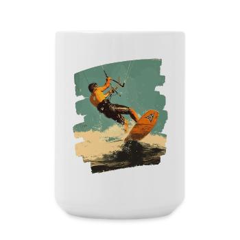 Kitesurfers - Large Mug 440 ml - white - Front