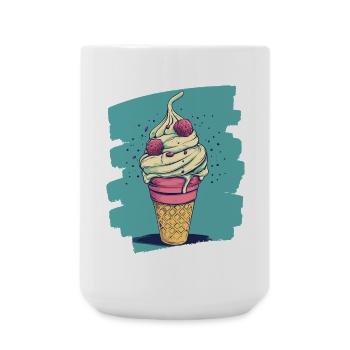 Cream Cream - Large Mug 440 ml - white - Front