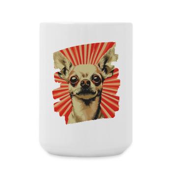 Chihuahua - Grande tasse 440 ml - blanc - Devant