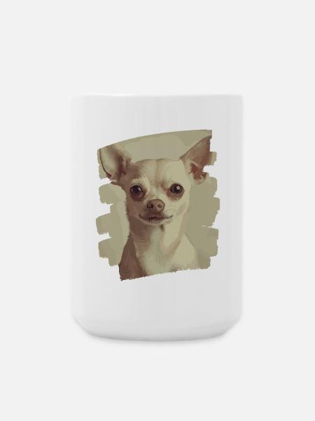 Chihuahua - Große Tasse 440 ml - Weiß