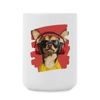 Chihuahua - Grande tasse 440 ml - blanc - Devant