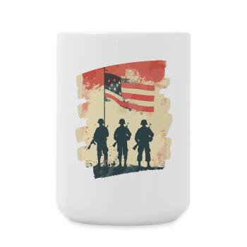 États-Unis 4 - Grande tasse 440 ml - blanc - Devant