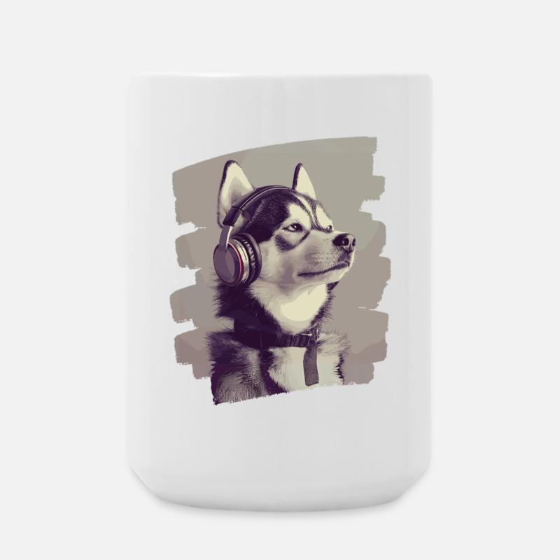 Husky - Große Tasse 440 ml - Weiß