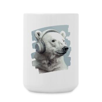 Polar bear - Large Mug 440 ml - white - Front