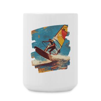 Windsurfers Windsurfing Surfing Water sports - Large Mug 440 ml - white - Front