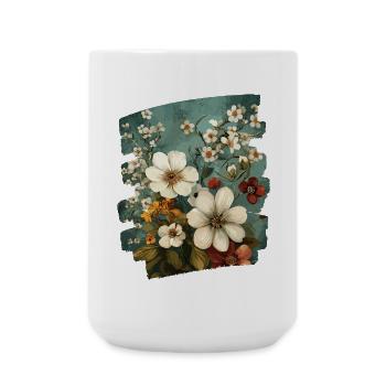 Spring Spring Beginning Flower Flowers - Large Mug 440 ml - white - Front
