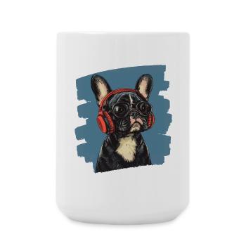 Bouledogue français Frenchie - Grande tasse 440 ml - blanc - Devant