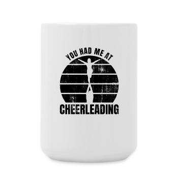 Cheerleader Witz - Große Tasse 440 ml - Weiß - Vorne