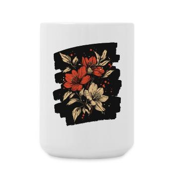 Spring Spring Beginning Flower Flowers - Large Mug 440 ml - white - Front