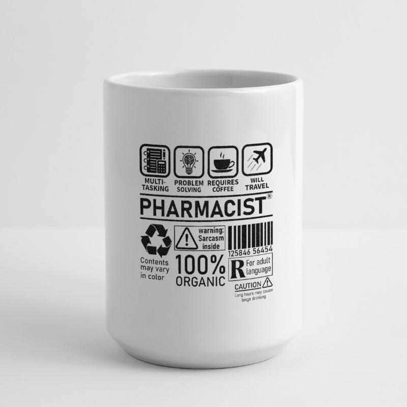 Pharmacist multi tasking problem solving Große Tasse 440 ml