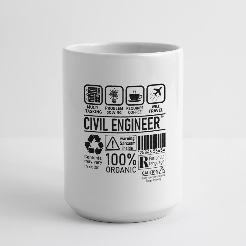 Civil Engineer multi tasking problem solving Große Tasse 440 ml