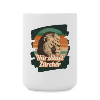 Härzbluetzürcher Zurich Zurich - Large Mug 440 ml - white - Front