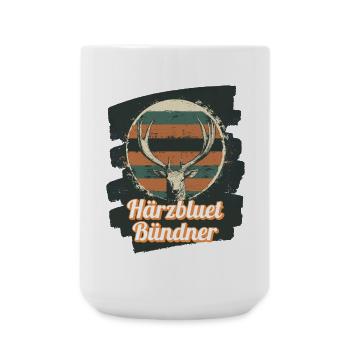 Härzbluetbündner Graubünden Suisse - Grande tasse 440 ml - blanc - Devant