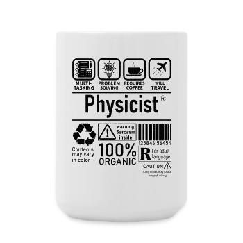 Physicien Spécialiste de la résolution de problèmes multitâches - Grande tasse 440 ml - blanc - Devant