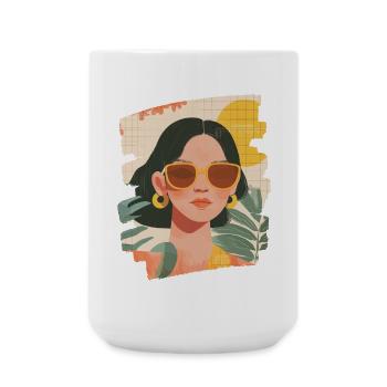 Relax Meditation Selfcare Me-Time - Large Mug 440 ml - white - Front