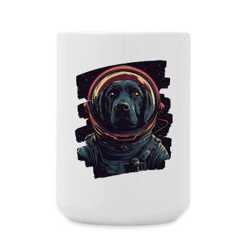 Astronaute du Labrador - Grande tasse 440 ml - blanc - Devant