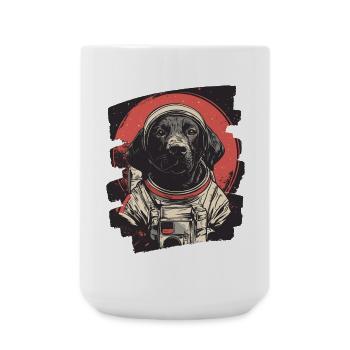 Astronaute du Labrador - Grande tasse 440 ml - blanc - Devant