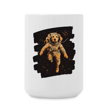 Astronaute du Labrador - Grande tasse 440 ml - blanc - Devant