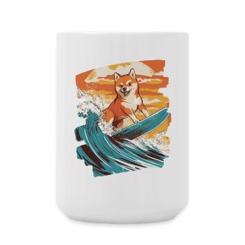Shiba Inu - Large Mug 440 ml - white - Front