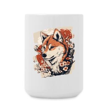 Shiba Inu - Large Mug 440 ml - white - Front