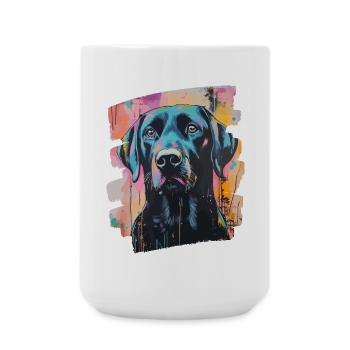 Labrador - Grande tasse 440 ml - blanc - Devant