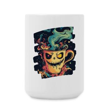 Kaffee Coffee Kaffeeliebhaber - Große Tasse 440 ml - Weiß - Vorne
