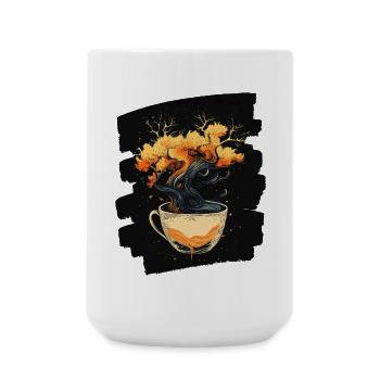 Kaffee Coffee Kaffeeliebhaber - Große Tasse 440 ml - Weiß - Vorne