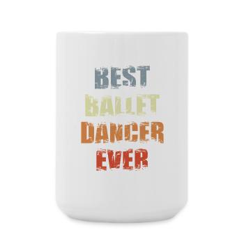 Meilleur danseur de ballet - Grande tasse 440 ml - blanc - Devant