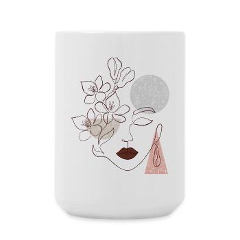 Love and joy - Große Tasse 440 ml - Weiß - Vorne