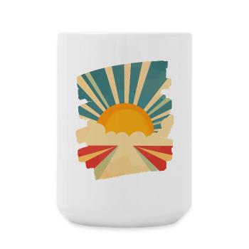 Summer Sun - Large Mug 440 ml - white - Front