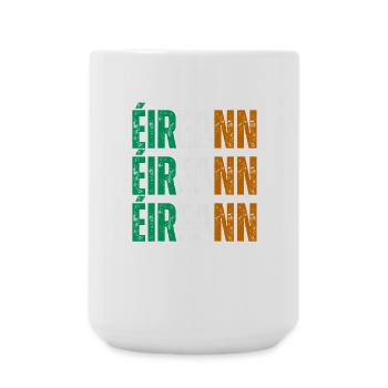 Flag of Ireland, Irish Pride - Large Mug 440 ml - white - Front