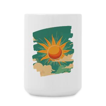 Summer Sun - Large Mug 440 ml - white - Front