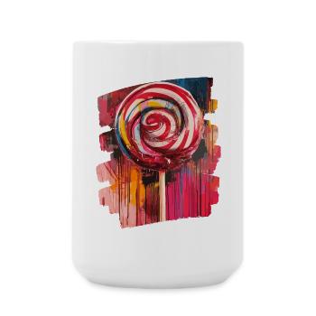 Lollipop lollipop candy candy - Large Mug 440 ml - white - Front