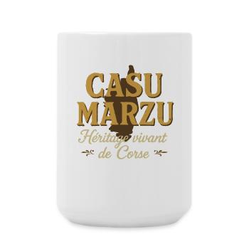 Cazu Marzu Héritage vivant de Corse - Grande tasse 440 ml - blanc - Devant