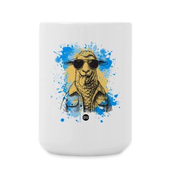 Bleat Mode: Activated - Large Mug 440 ml - white - Front
