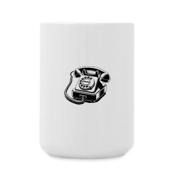 I'm Not Old – I'm Classic Retro Phone - Large Mug 440 ml - white - Front