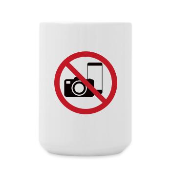 Icône Aucune photo - Grande tasse 440 ml - blanc - Devant