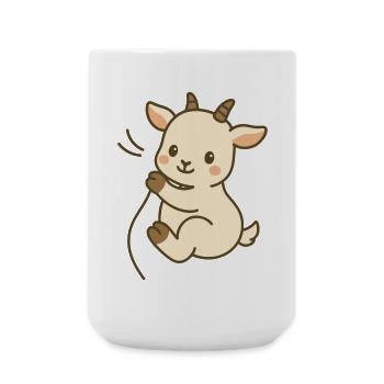Cuddle time with kids - Large Mug 440 ml - white - Front