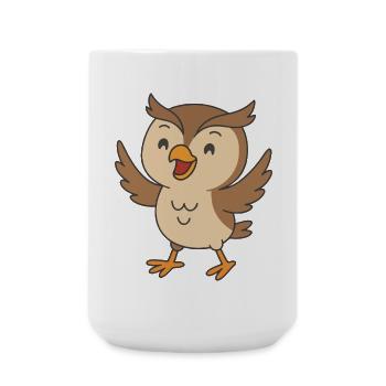 Lachuhu in flight - Large Mug 440 ml - white - Front