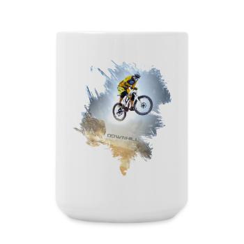 Surfez sur la chute - Grande tasse 440 ml - blanc - Devant