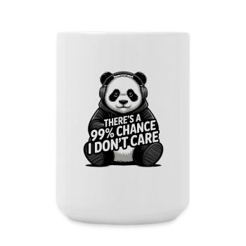There Is a 99% Chance I Dont Care - Large Mug 440 ml - white - Front