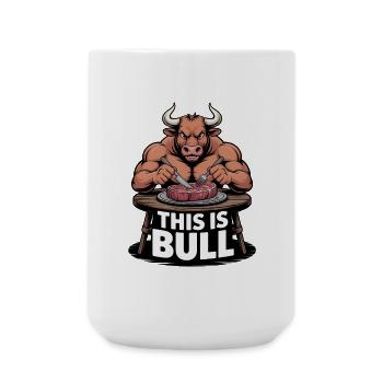 Das ist Bull Meat Edition - Große Tasse 440 ml - Weiß - Vorne