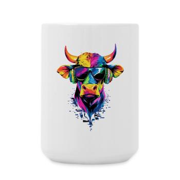 Bull Bull Ox Cattle Farm Cow Taurus Bulls - Large Mug 440 ml - white - Front