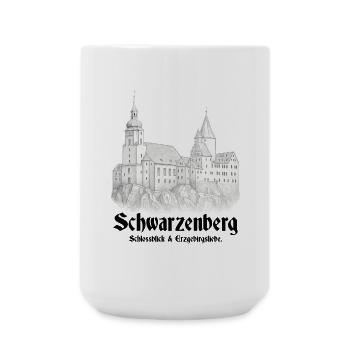 Schwarzenberg Schlossblick - Große Tasse 440 ml - Weiß - Vorne