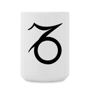 Capricorne - Grande tasse 440 ml - blanc - Devant