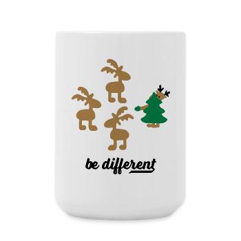 weihnachten - Große Tasse 440 ml - Weiß - Vorne